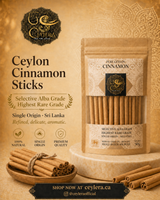 Ceylera Rare Reserve Ceylon cinnamon sticks – rare Alba grade true cinnamon