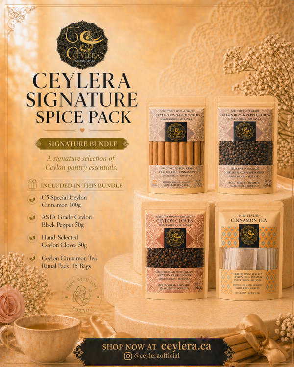Ceylera Signature Spice Pack – large quantity premium Sri Lankan spice bundle