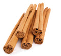 Close-up of Ceylon cinnamon sticks – Cinnamomum verum, imported from Sri Lanka